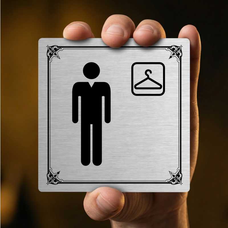 Šatna muži, 118x118mm, zlatá, Arizona